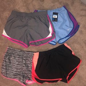 Four pair of shorts